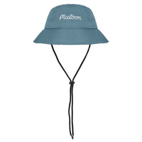 Malbon Golf Hat - Script Logo Bucket - Aegean Blue SU26