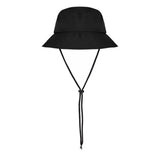 Malbon Golf Hat - Script Logo Bucket - Black FA25