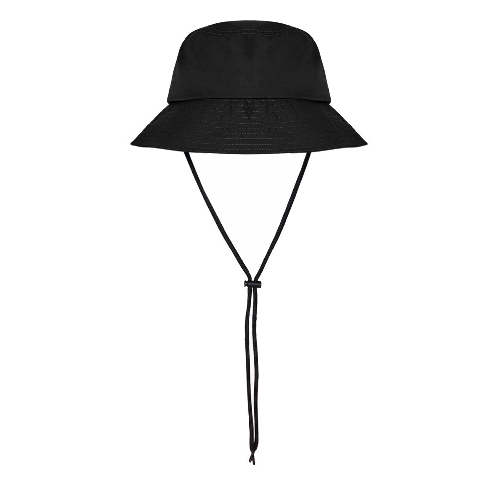 Malbon Golf Hat - Script Logo Bucket - Black FA25