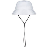 Malbon Golf Hat - Script Logo Bucket - White FA25