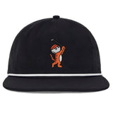 Malbon Golf Hat - Tiger Buckets Rope Hat - Black SS26
