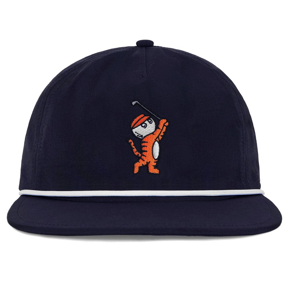 Malbon Golf Hat - Tiger Buckets Rope Hat - Navy SS26