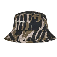 Malbon Golf Hat - Tour Divot Camo Bucket Hat - Bark Camo SS26