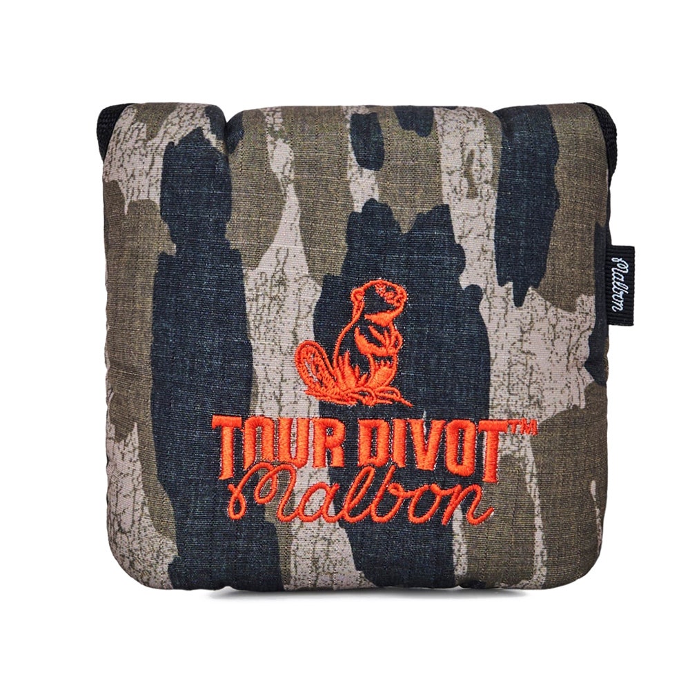 Malbon Golf Headcover - Tour Divot Camo Mallet - Bark Camo SS26