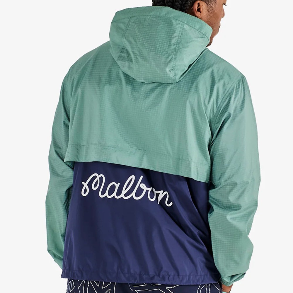 Malbon Golf Jacket - Caribe Jkt - Marine Green - Midnight SS26