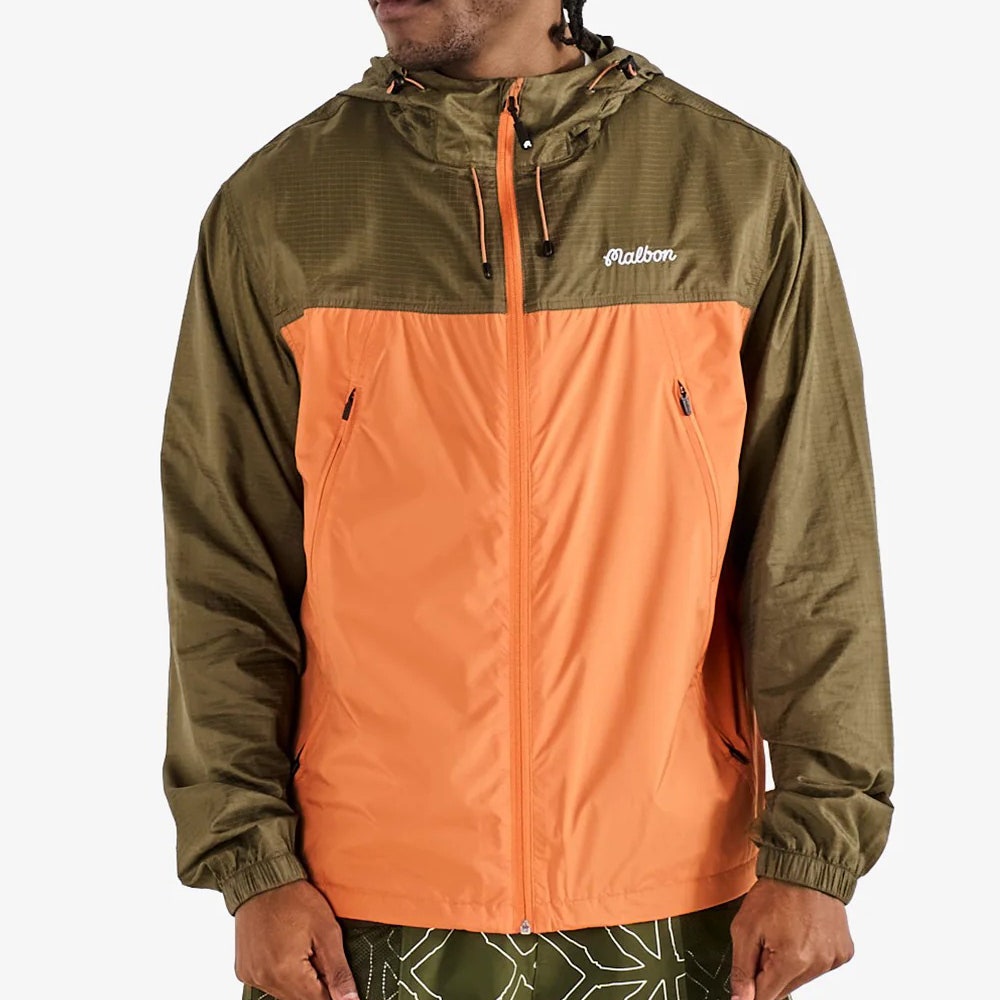 Malbon Golf Jacket - Caribe Jkt - Olivine - Marmalade SS26