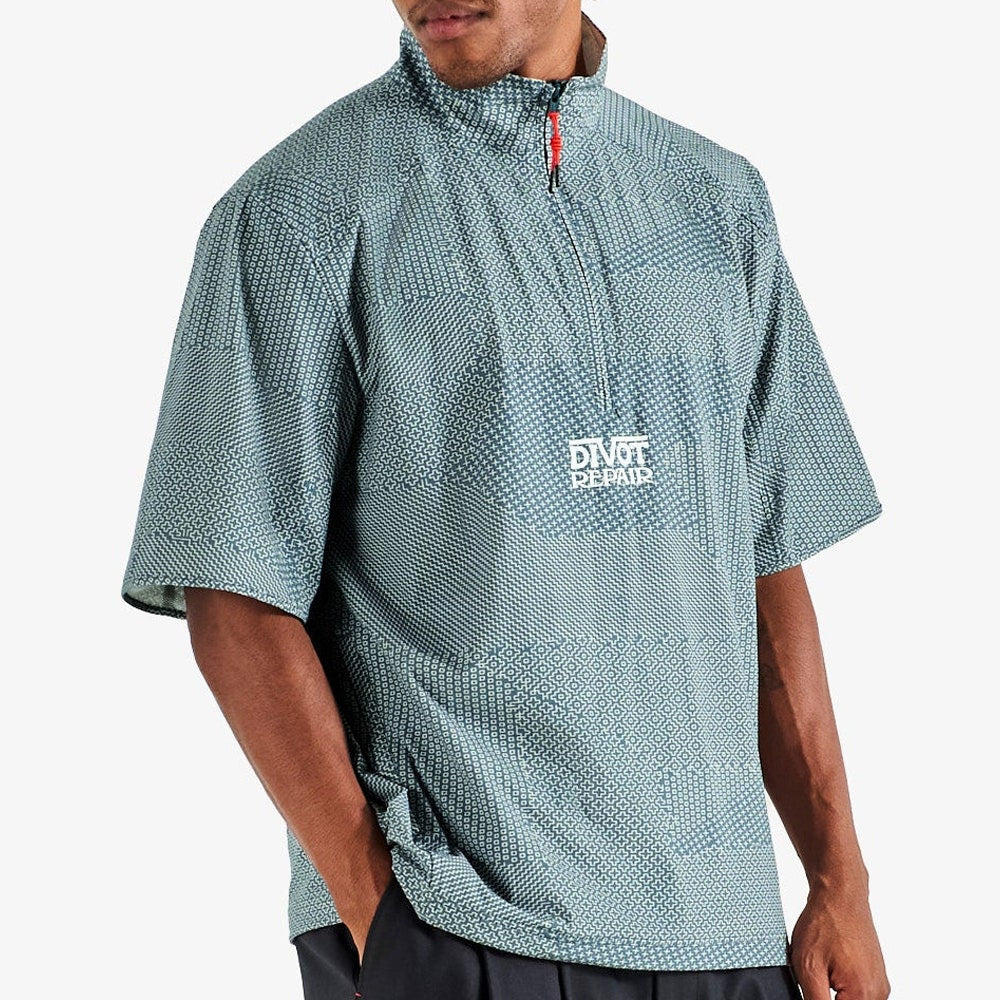 Malbon Golf Jacket - Divot Repair Windshirt - Denim FA26