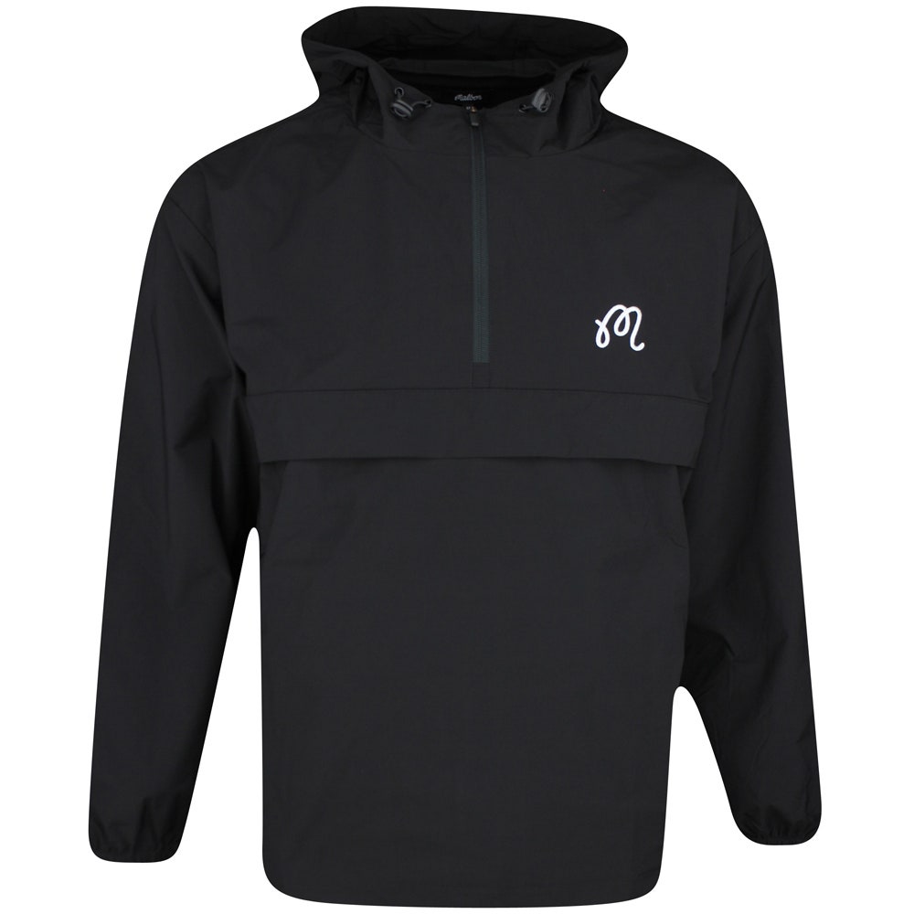 Malbon Golf Jacket - Evergreen M Icon Anorak - Black SS25