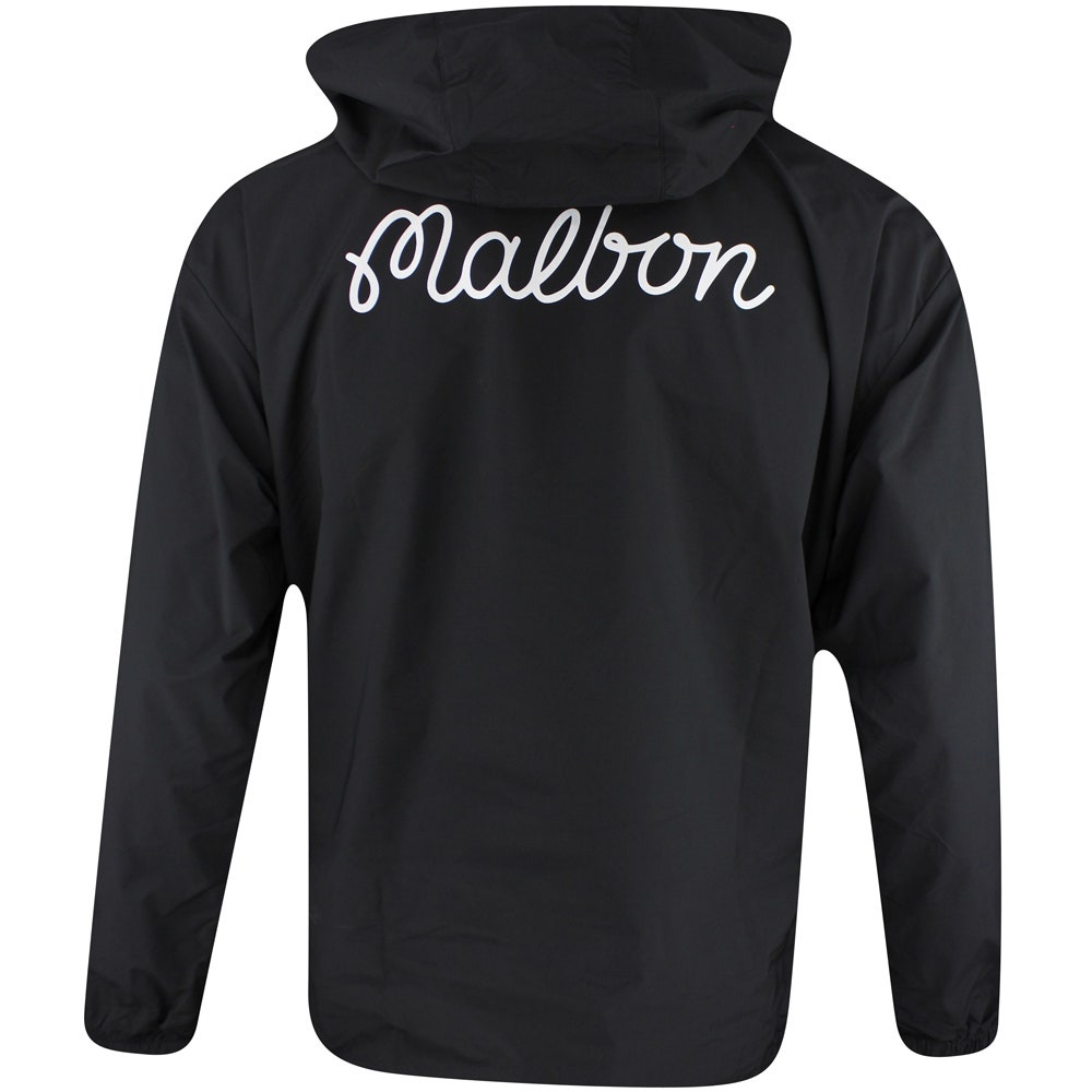 Malbon Golf Jacket - Evergreen M Icon Anorak - Black SS25