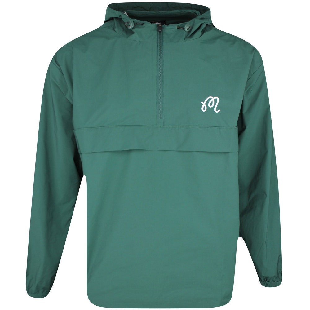 Malbon Golf Jacket - Evergreen M Icon Anorak - Green SS25