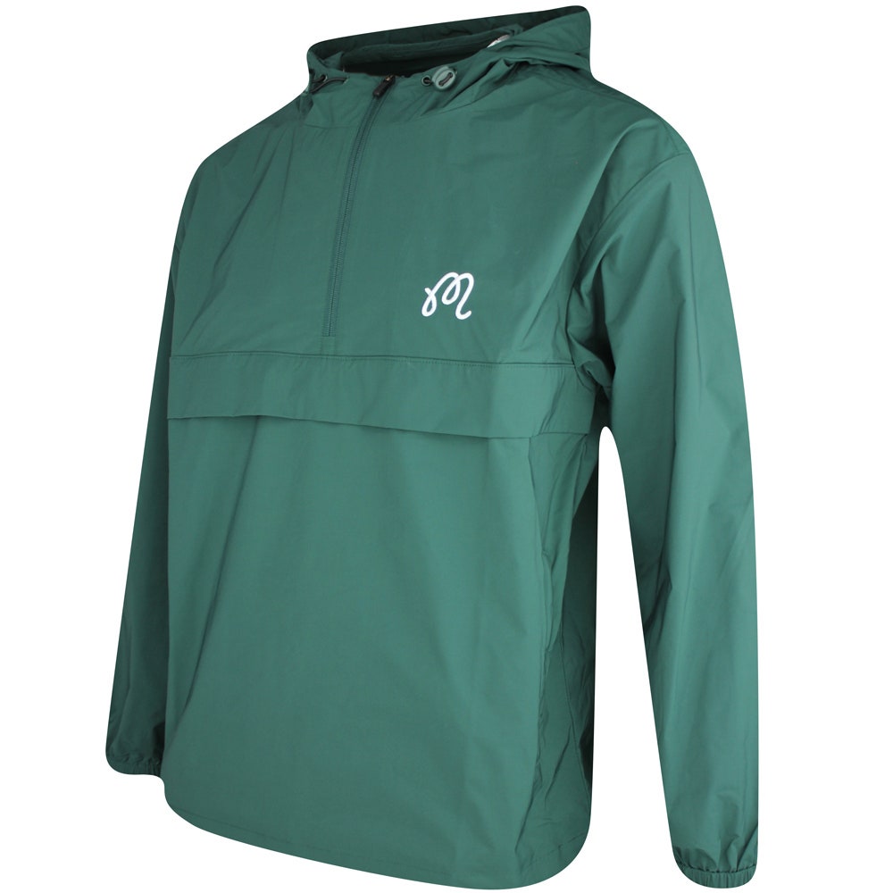 Malbon Golf Jacket - Evergreen M Icon Anorak - Green SS25