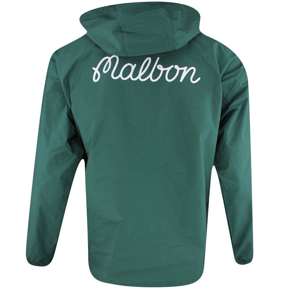 Malbon Golf Jacket - Evergreen M Icon Anorak - Green SS25