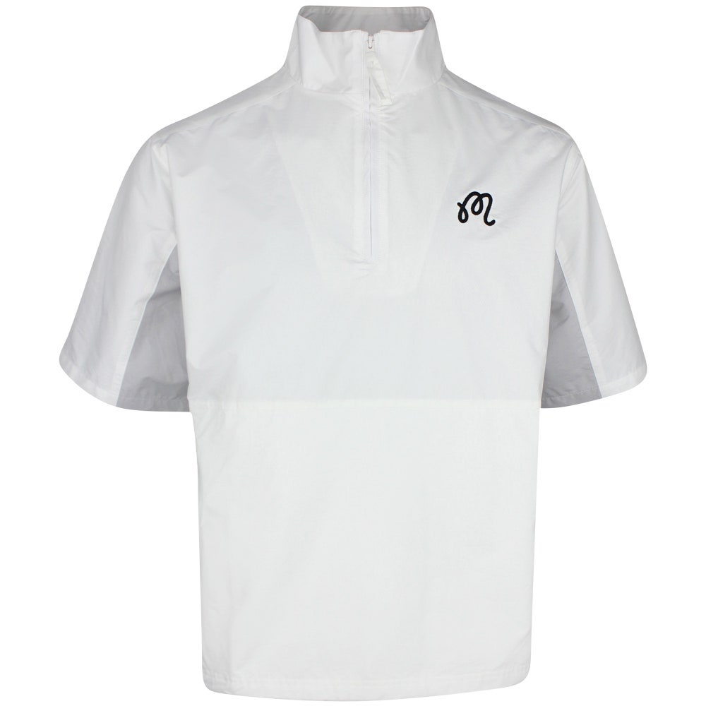 Malbon Golf Jacket - Evergreen M Icon SS Windshirt - White SS25