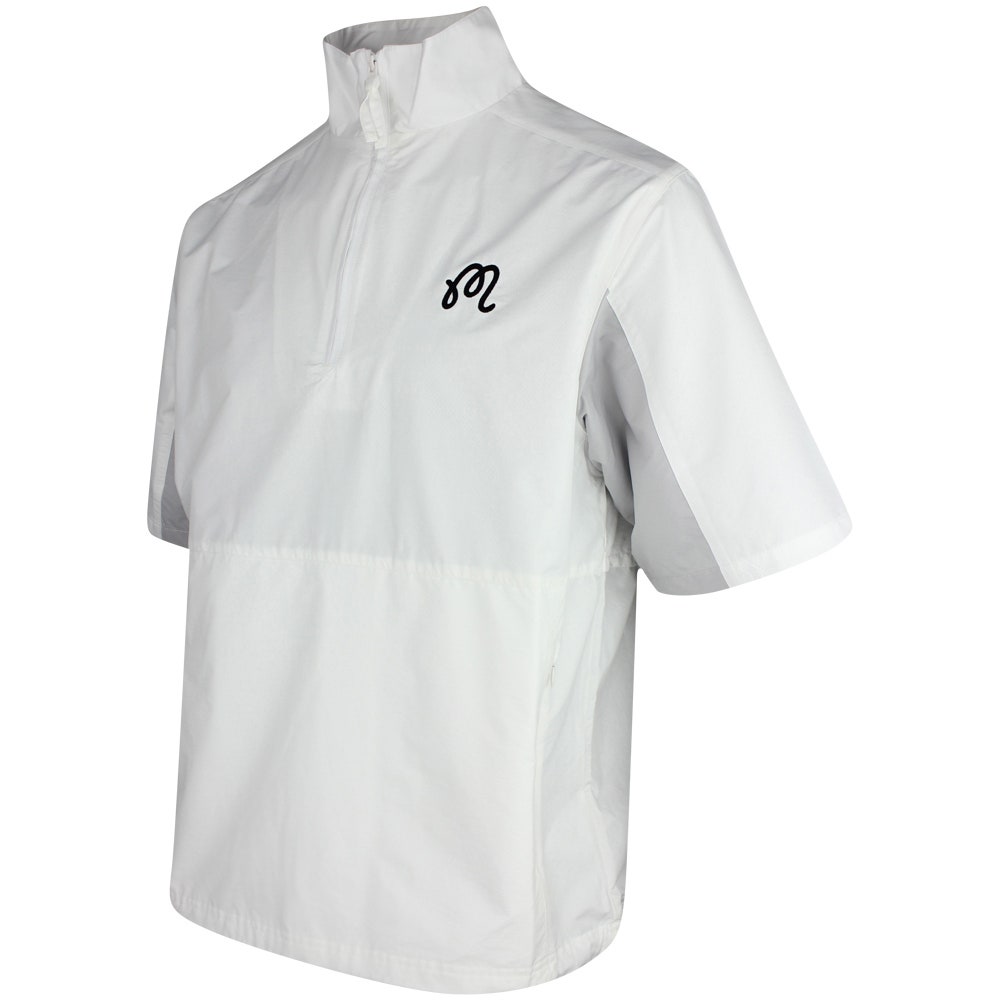 Malbon Golf Jacket - Evergreen M Icon SS Windshirt - White SS25