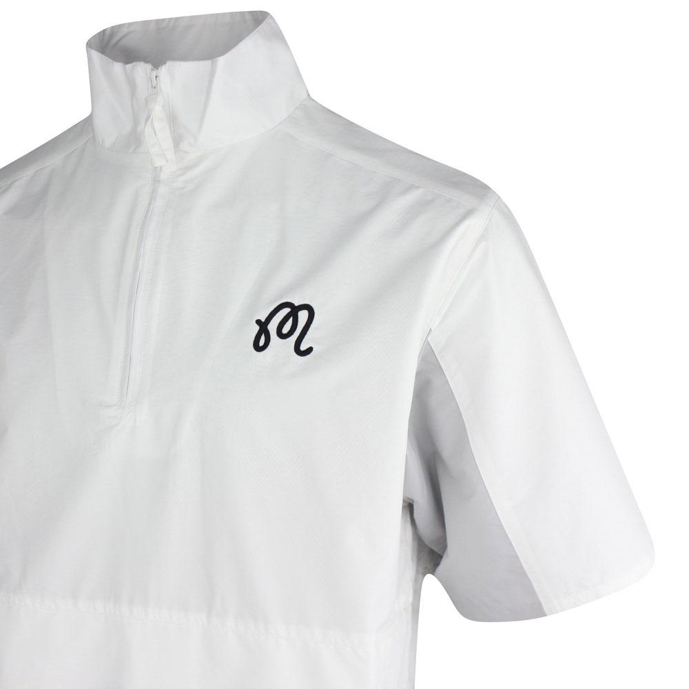 Malbon Golf Jacket - Evergreen M Icon SS Windshirt - White SS25