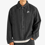 Malbon Golf Jacket - Foreman Denim Shacket - Black Stone Washed FA26