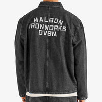 Malbon Golf Jacket - Foreman Denim Shacket - Black Stone Washed FA26