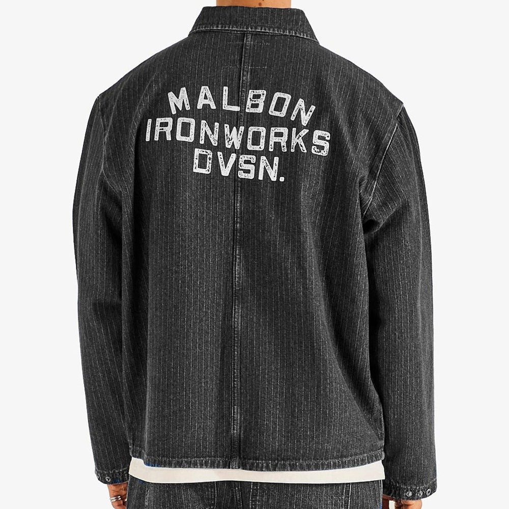 Malbon Golf Jacket - Foreman Denim Shacket - Black Stone Washed FA26