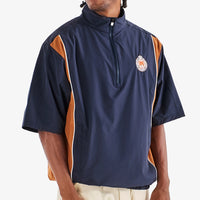Malbon Golf Jacket - Links Oakwood Windshirt - Navy FA25