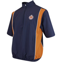 Malbon Golf Jacket - Links Oakwood Windshirt - Navy FA25