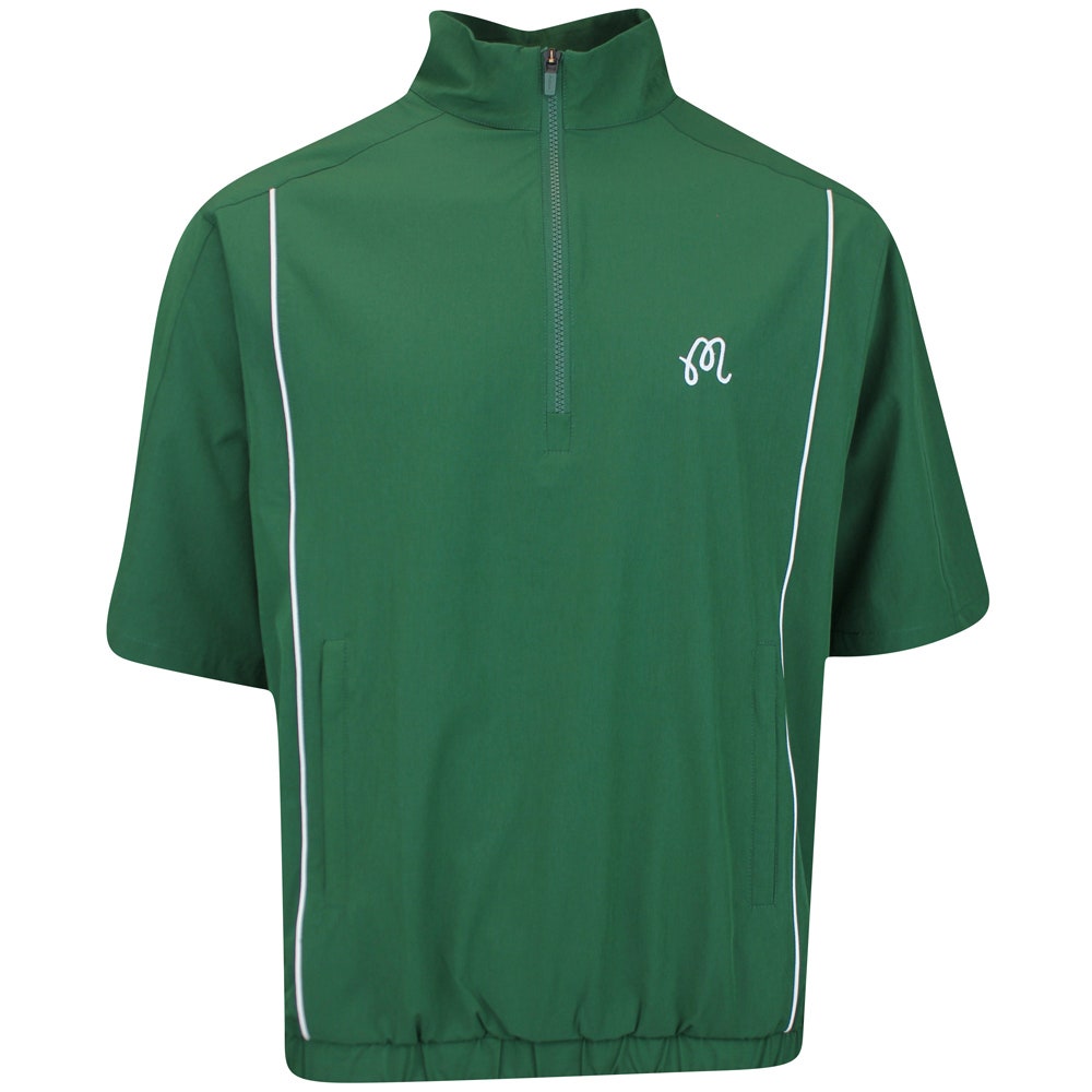 Malbon Golf Jacket - Links SS Windshirt - Forest FA25
