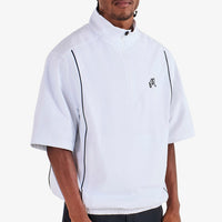 Malbon Golf Jacket - Links SS Windshirt - White FA25