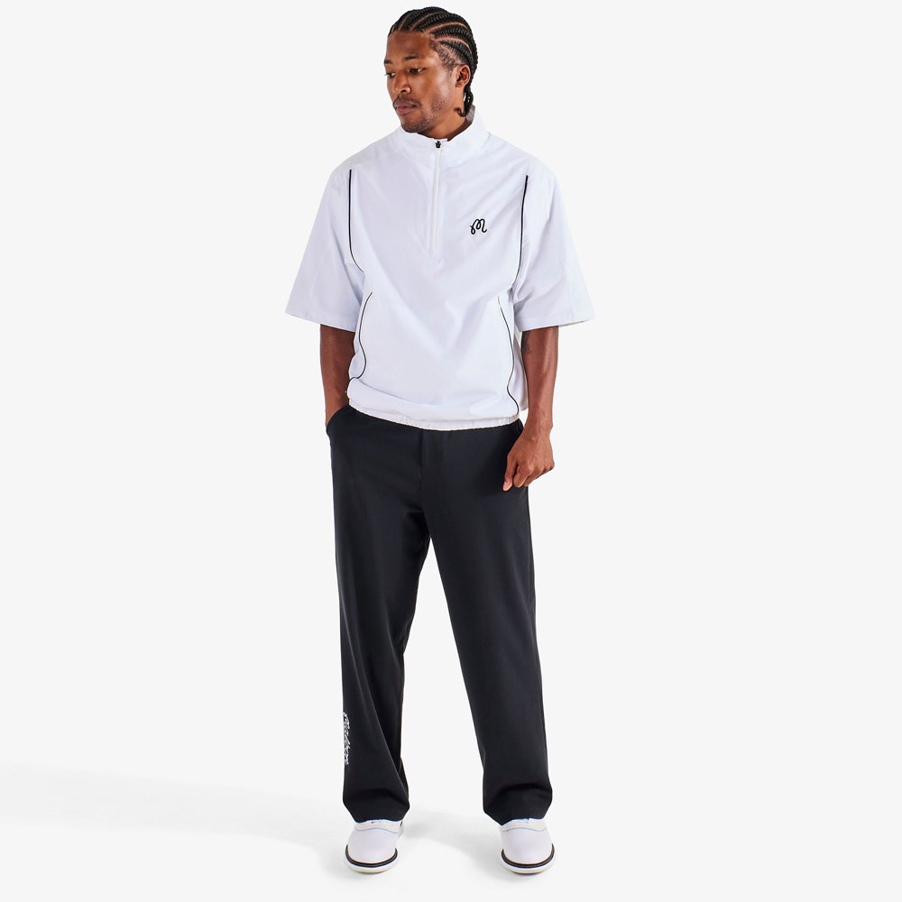 Malbon Golf Jacket - Links SS Windshirt - White FA25