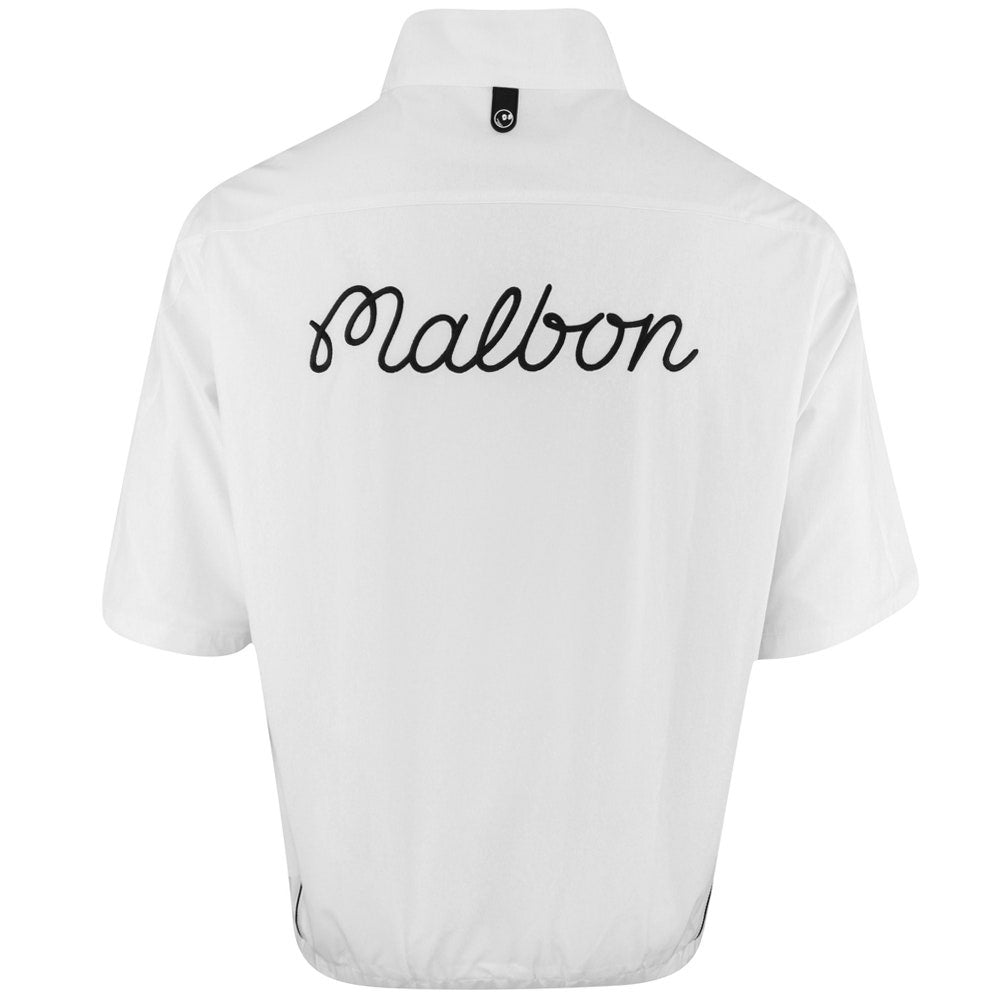 Malbon Golf Jacket - Links SS Windshirt - White FA25