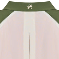 Malbon Golf Jacket - Marina Windshirt - Cream - Olivine SS26