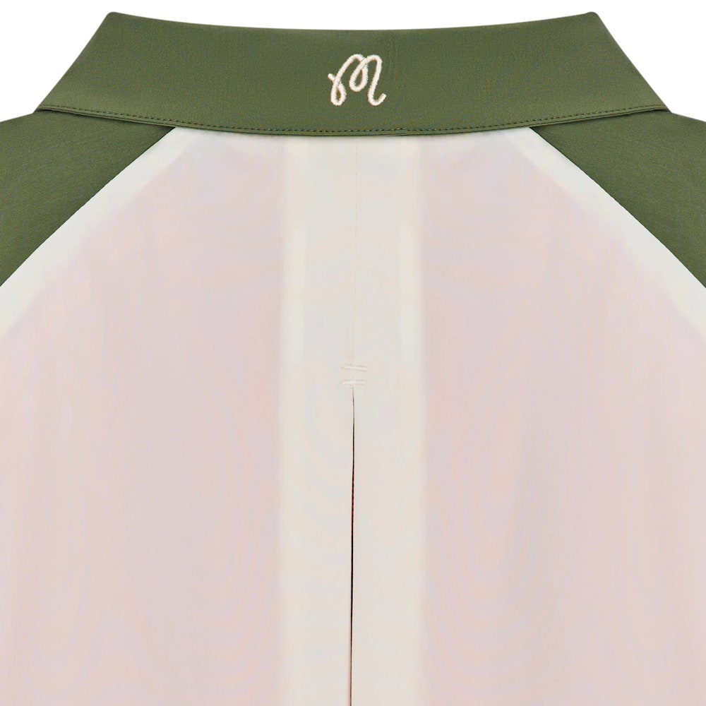 Malbon Golf Jacket - Marina Windshirt - Cream - Olivine SS26