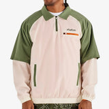 Malbon Golf Jacket - Marina Windshirt - Cream - Olivine SS26