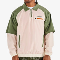 Malbon Golf Jacket - Marina Windshirt - Cream - Olivine SS26