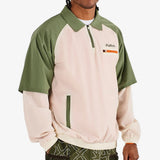 Malbon Golf Jacket - Marina Windshirt - Cream - Olivine SS26