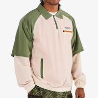 Malbon Golf Jacket - Marina Windshirt - Cream - Olivine SS26
