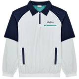Malbon Golf Jacket - Marina Windshirt - White - Midnight SS26