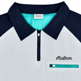 Malbon Golf Jacket - Marina Windshirt - White - Midnight SS26