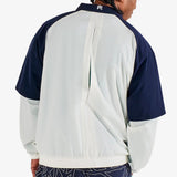 Malbon Golf Jacket - Marina Windshirt - White - Midnight SS26