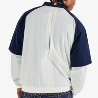Malbon Golf Jacket - Marina Windshirt - White - Midnight SS26