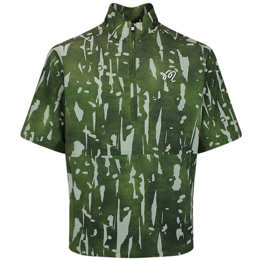 Malbon Golf Jacket - Pine Windshirt - Olive Inkwash FA26