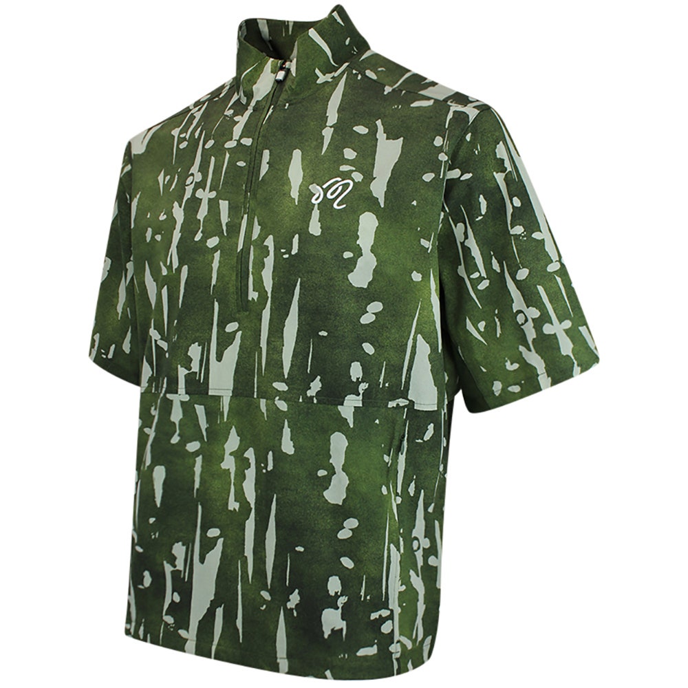 Malbon Golf Jacket - Pine Windshirt - Olive Inkwash FA26