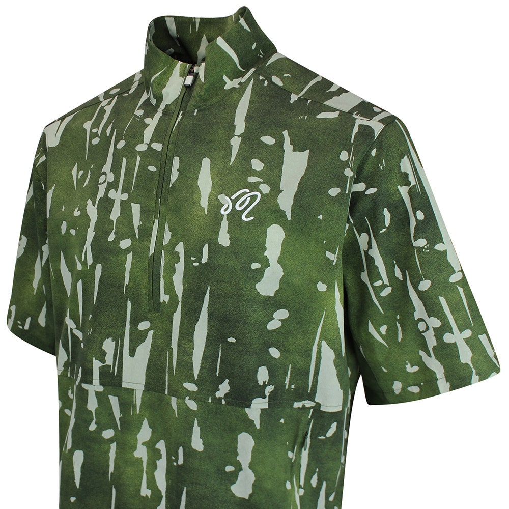Malbon Golf Jacket - Pine Windshirt - Olive Inkwash FA26