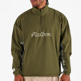 Malbon Golf Jacket - Tour Divot Camo Performance QZ - Bark Camo SS26