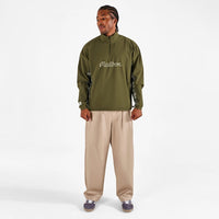 Malbon Golf Jacket - Tour Divot Camo Performance QZ - Bark Camo SS26