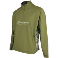 Malbon Golf Jacket - Tour Divot Camo Performance QZ - Bark Camo SS26