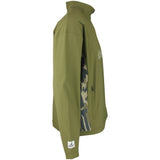 Malbon Golf Jacket - Tour Divot Camo Performance QZ - Bark Camo SS26
