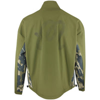 Malbon Golf Jacket - Tour Divot Camo Performance QZ - Bark Camo SS26