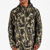 Malbon Golf Jacket - Tour Divot Camo Rain Jkt - Bark Camo SS26