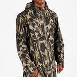 Malbon Golf Jacket - Tour Divot Camo Rain Jkt - Bark Camo SS26