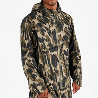 Malbon Golf Jacket - Tour Divot Camo Rain Jkt - Bark Camo SS26