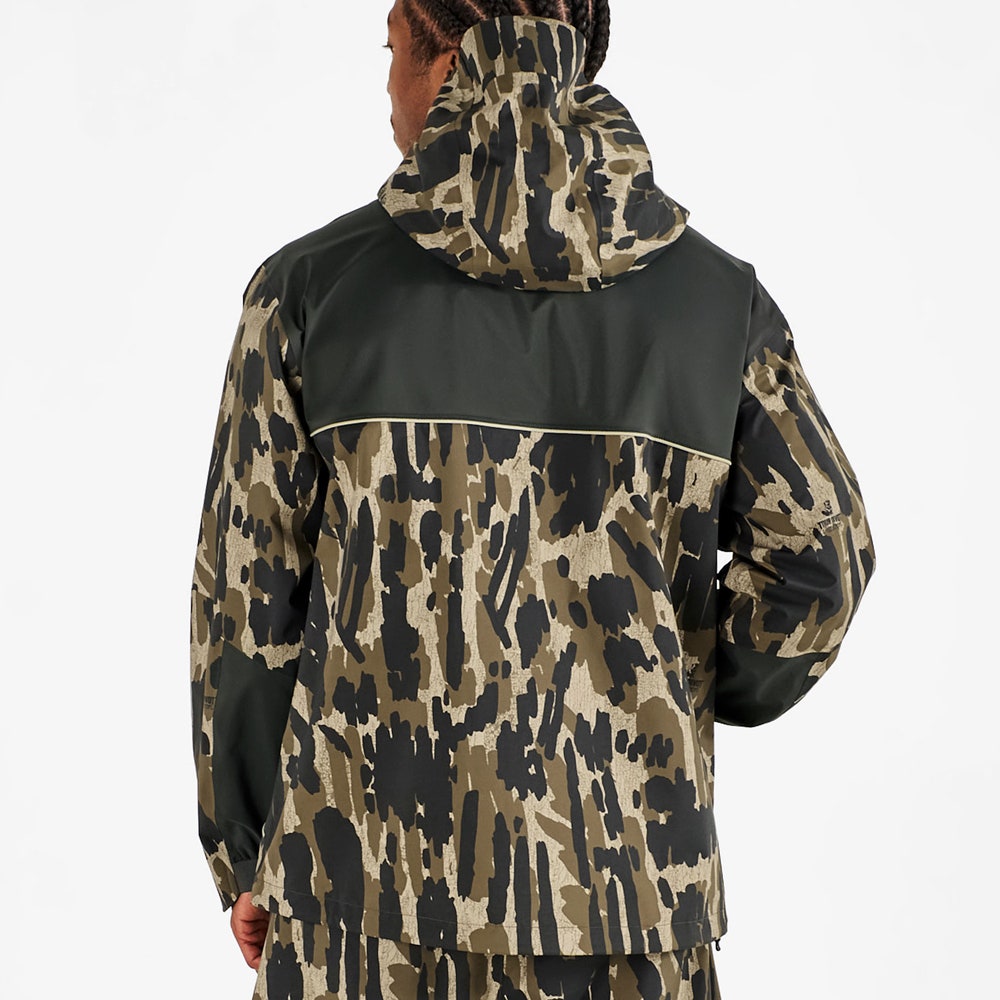 Malbon Golf Jacket - Tour Divot Camo Rain Jkt - Bark Camo SS26